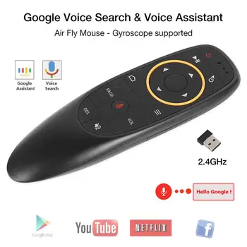 AMKLE G10 Voice Remote Control 2.4G Wireless Gyroscope Air FLY Mouse MIC IR Learning for Android tv box T9 H96 MECOOL XIAOMI
AMKLE G10 Voice Remote Control 2.4G Wireless Gyroscope Air FLY Mouse MIC IR Learning for Android tv box T9 H96 MECOOL XIAOMI