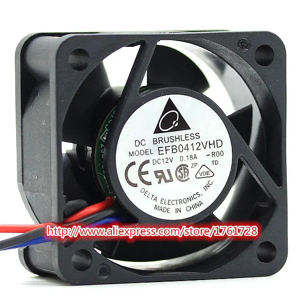 Original Delta EFB0412VHD -ROO 40*40*20mm 4cm exchanger cooling fan 12V 0.18A 3wires ~
Original Delta EFB0412VHD -ROO 40*40*20mm 4cm exchanger cooling fan 12V 0.18A 3wires ~