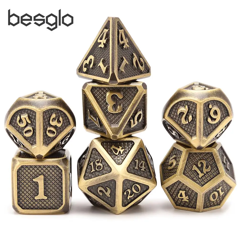 Dragon Scales New Metal Dice D4 D6 D8 D10 D12 D20 with Pouch for DnD RPG Table Games
Dragon Scales New Metal Dice D4 D6 D8 D10 D12 D20 with Pouch for DnD RPG Table Games
