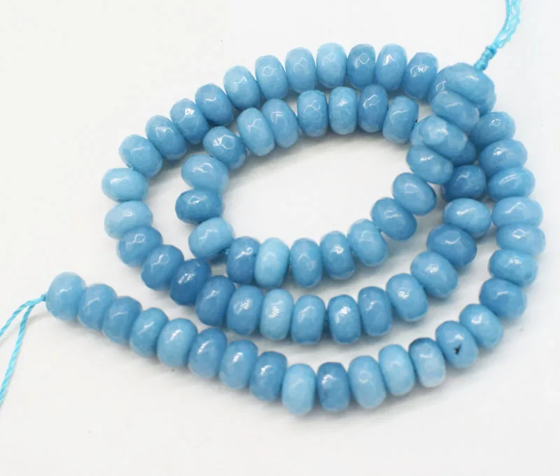 SEA BLUE JADR faceted roundel 8*4mm for DIY jewelry making loose beads 14inch FPPJ wholesale beads nature gem stone
SEA BLUE JADR faceted roundel 8*4mm for DIY jewelry making loose beads 14inch FPPJ wholesale beads nature gem stone