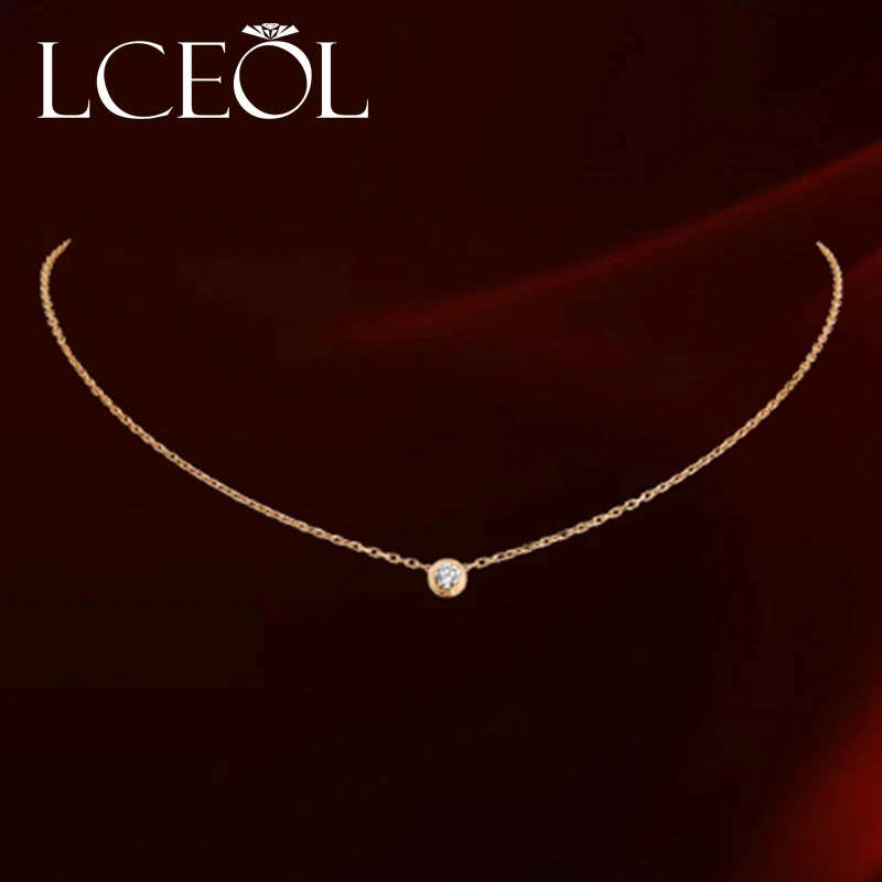 LCEOL Classic 0.5ct Cubic zirconia Necklace Fine Bone Snake Sexy Clavicle Chain August For Women's Pendant Necklace
LCEOL Classic 0.5ct Cubic zirconia Necklace Fine Bone Snake Sexy Clavicle Chain August For Women's Pendant Necklace