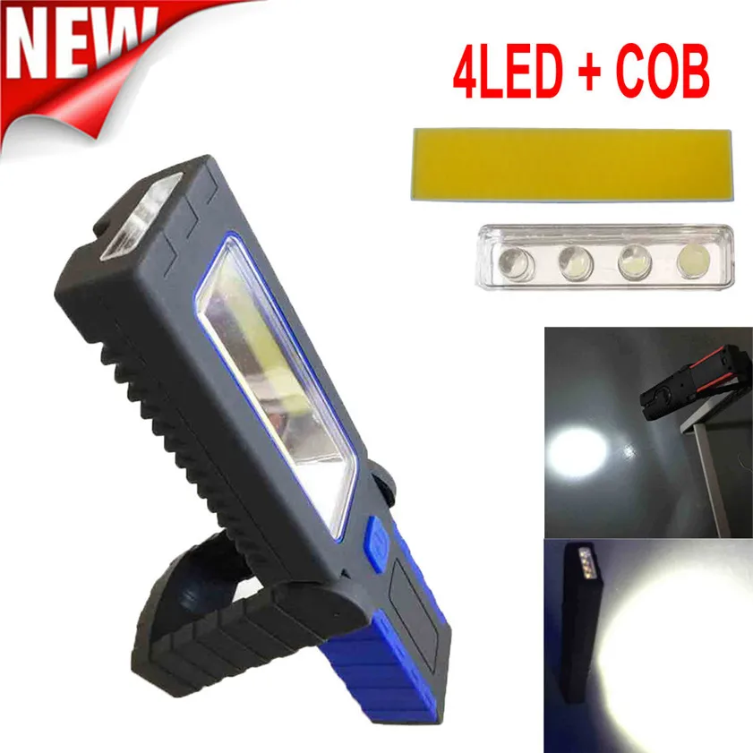 High Quality Portable 4 LED+COB Working Flashlight Torch Lantern Camping Bicycle Lamp
High Quality Portable 4 LED+COB Working Flashlight Torch Lantern Camping Bicycle Lamp
