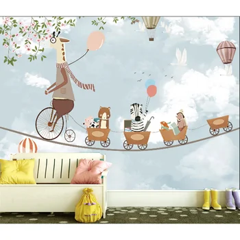Cartoon Giraffe Animal Wall Paper Children's Room Home Decor Wall Papers Kids Papel Parede 3D Self Adhesive Vinyl/Silk Wallpaper
Cartoon Giraffe Animal Wall Paper Children's Room Home Decor Wall Papers Kids Papel Parede 3D Self Adhesive Vinyl/Silk Wallpaper