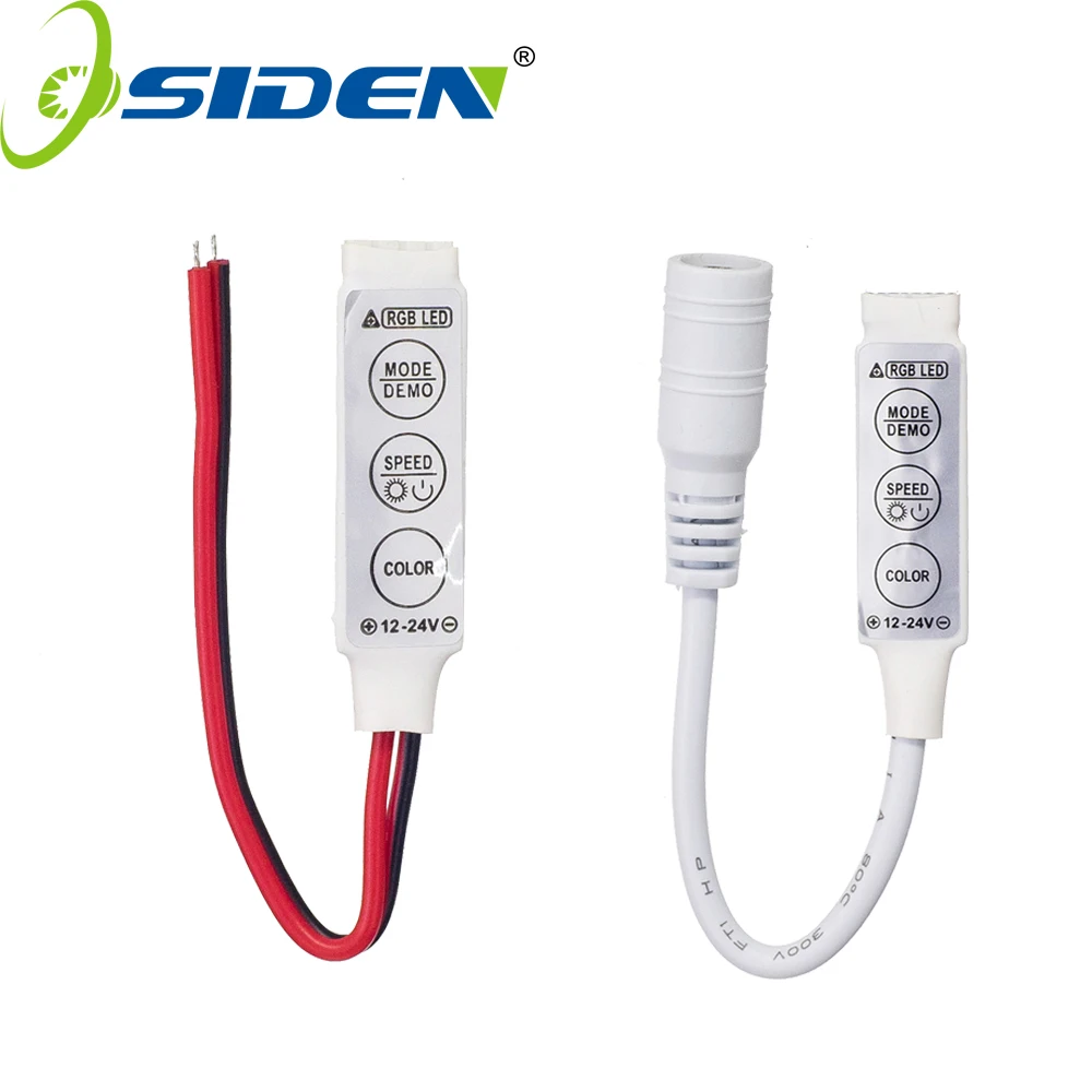 LED RGB Controler DC12V Mini 3 Key LED RGB Controller Dimmer for RGB LED Strip Light 5050 3528 1pcs
LED RGB Controler DC12V Mini 3 Key LED RGB Controller Dimmer for RGB LED Strip Light 5050 3528 1pcs