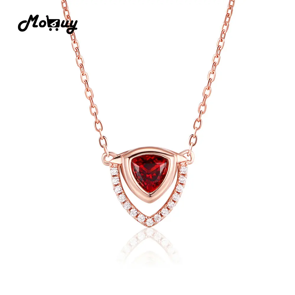 MoBuy MBNI014 Special Triangle Red Natural Gemstone Garnet Necklace & Pendant 925 Sterling Silver Rose Gold Plated Fine Jewelry
MoBuy MBNI014 Special Triangle Red Natural Gemstone Garnet Necklace & Pendant 925 Sterling Silver Rose Gold Plated Fine Jewelry