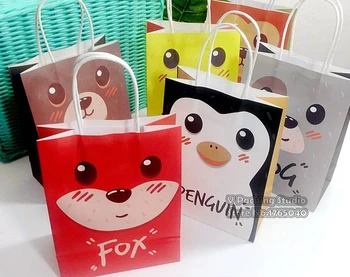 15*8*21cm Cartoon animal paper bag,High Quality Cartoon Kraft Paper Gift Bag Lovely Animal Paper Bags with Handles 100pcs/lot
15*8*21cm Cartoon animal paper bag,High Quality Cartoon Kraft Paper Gift Bag Lovely Animal Paper Bags with Handles 100pcs/lot