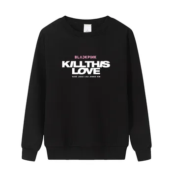 New arrival kpop blackpink album kill this love all member name printing thin hoodies unisex pullover loose k-pop sweatshirt
New arrival kpop blackpink album kill this love all member name printing thin hoodies unisex pullover loose k-pop sweatshirt