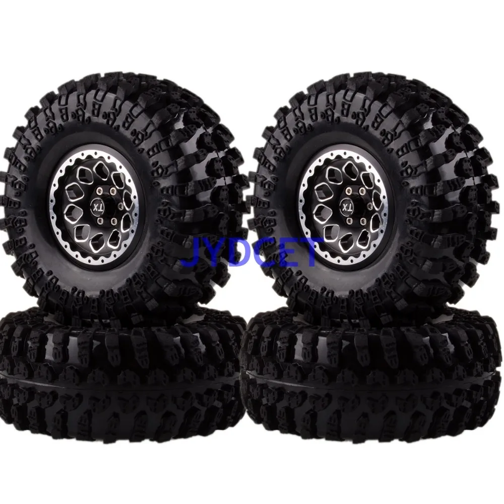 2021-3021 Aluminum 2.2" Beadlock Wheels Rims & Super Swamper Rocks Tyre 125mm 4pcs For RC 1/10 Climbing Rock Crawler
2021-3021 Aluminum 2.2" Beadlock Wheels Rims & Super Swamper Rocks Tyre 125mm 4pcs For RC 1/10 Climbing Rock Crawler