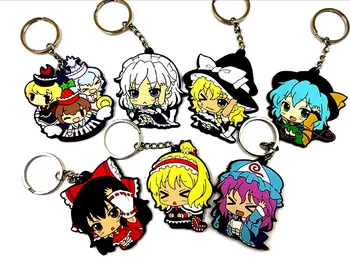 7PCS/LOT Japanese anime figure Touhou Project rubber Silicone mobile phone charms/keychain
7PCS/LOT Japanese anime figure Touhou Project rubber Silicone mobile phone charms/keychain