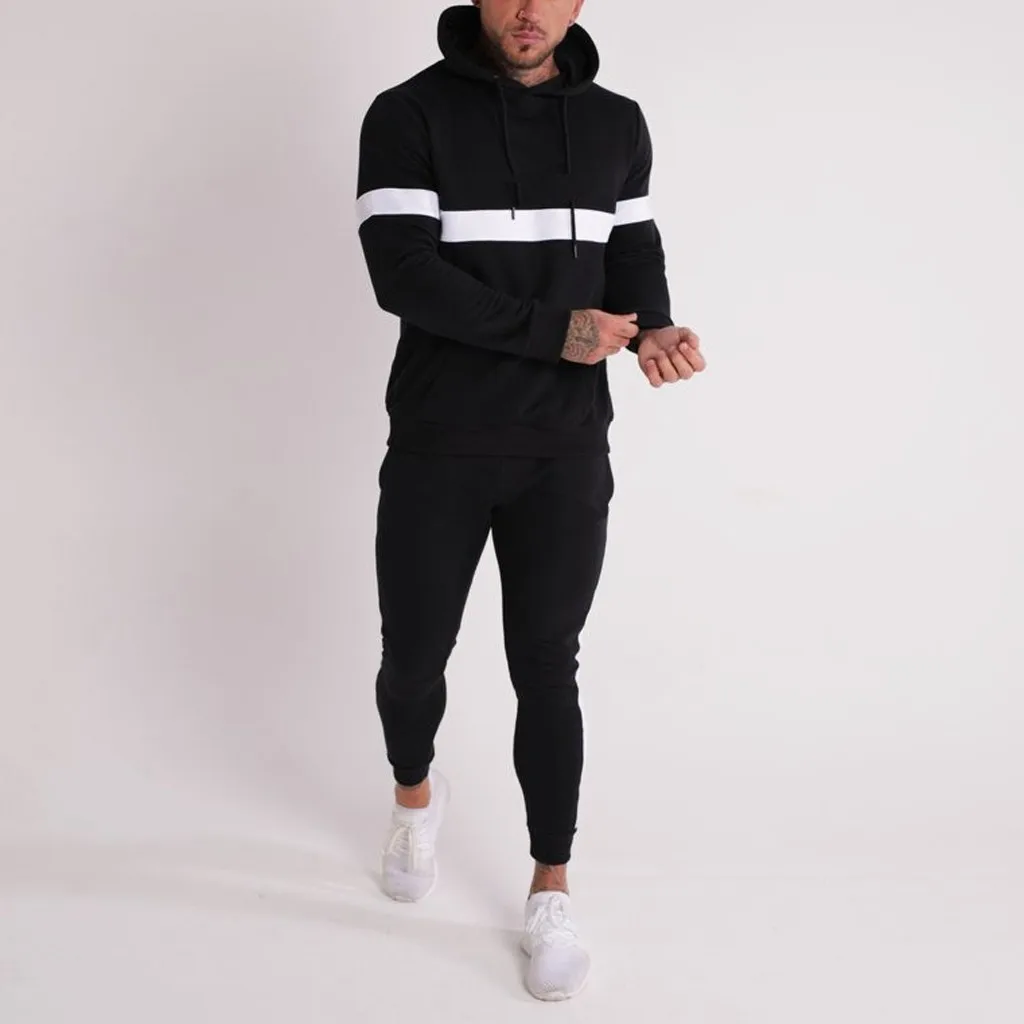 Tracksuit Men's Fashion Autumn Winter Patchwork Sweatshirt Tops Pants Sets Sports Suit Tracksuit mens clothing vetement homme HH
Tracksuit Men's Fashion Autumn Winter Patchwork Sweatshirt Tops Pants Sets Sports Suit Tracksuit mens clothing vetement homme HH