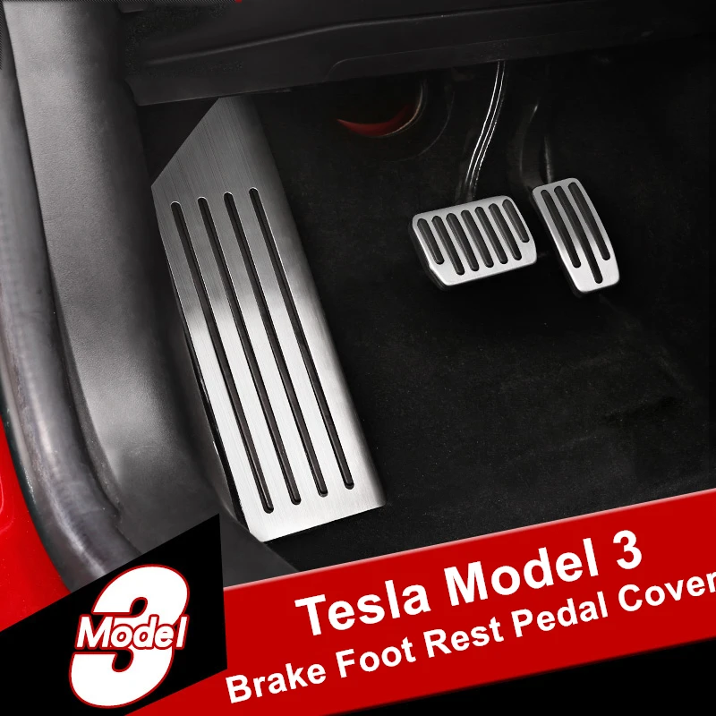 Stainless Steel Car Footrest Pedal Plate Cover Trim For Tesla Model 3 2017 2018 Accelerator Brake Footrest Pedal Cover 3pcs/set
Stainless Steel Car Footrest Pedal Plate Cover Trim For Tesla Model 3 2017 2018 Accelerator Brake Footrest Pedal Cover 3pcs/set