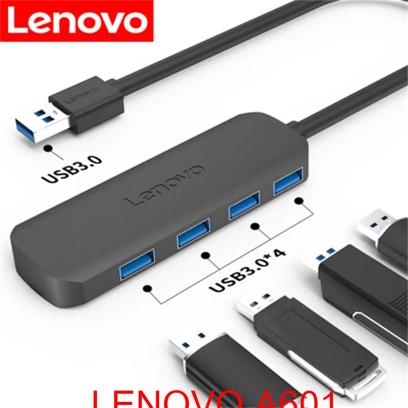 Lenovo A601 USB splitter high speed 4 port HUB multi-interface docking expansion docking converter notebook computer
Lenovo A601 USB splitter high speed 4 port HUB multi-interface docking expansion docking converter notebook computer