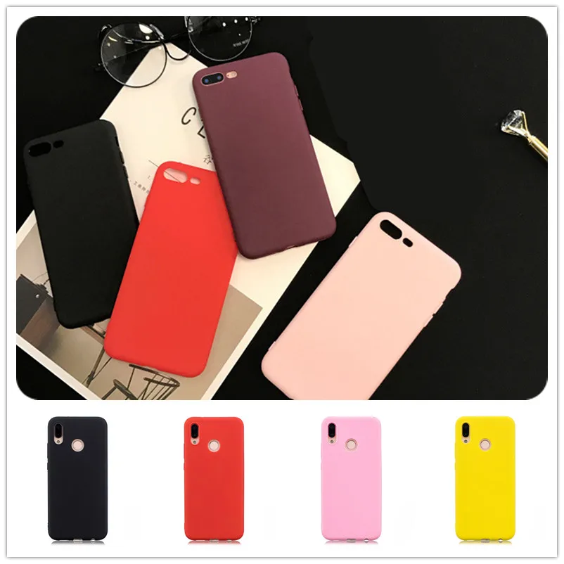 

Matte Candy Color Case For Huawei P20 Lite Soft Pure Phone Case for Huawei P20 Pro Mate 10 Lite P8 P9 P10 Lite Beautiful Coque