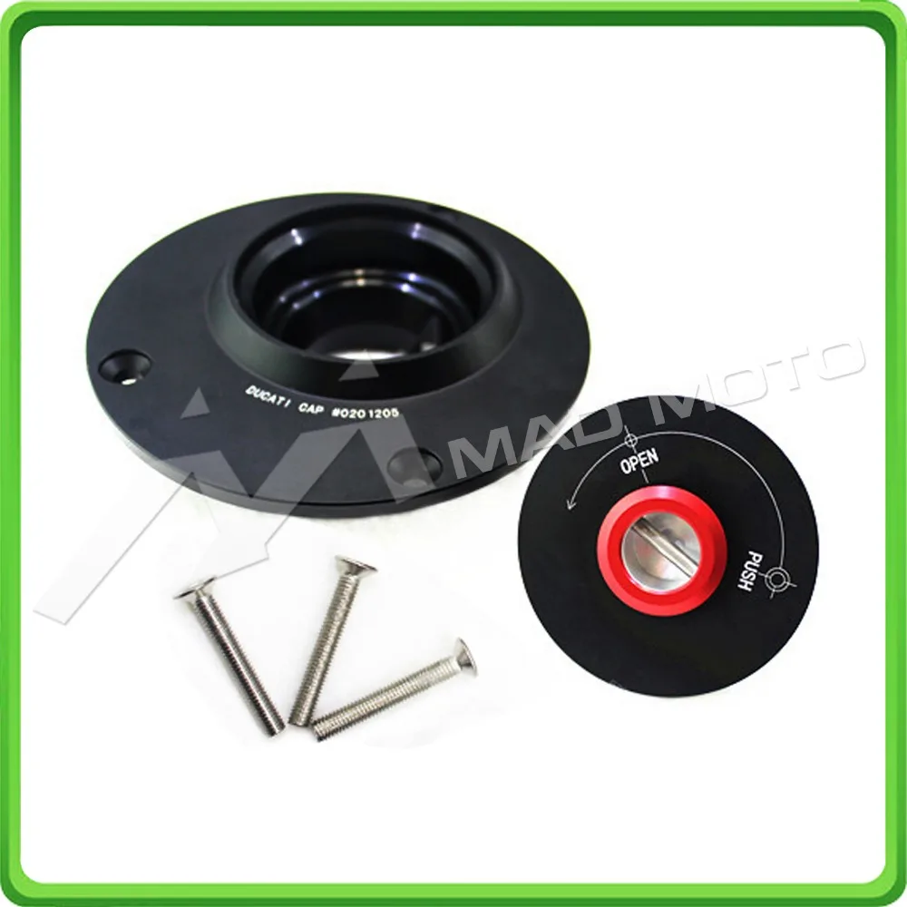 Gas Tank Cap Fuel Filler Cap - For Ducati 749 749S 749R 999 999S Multistrada 1000 (2)