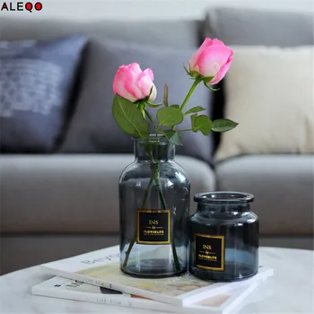 Advanced Chic Glass Gray Storage Jar with Sticker Scandinavian Nordic Vogue Desk Storage Bottle Organizer Flower Container Decor
Advanced Chic Glass Gray Storage Jar with Sticker Scandinavian Nordic Vogue Desk Storage Bottle Organizer Flower Container Decor