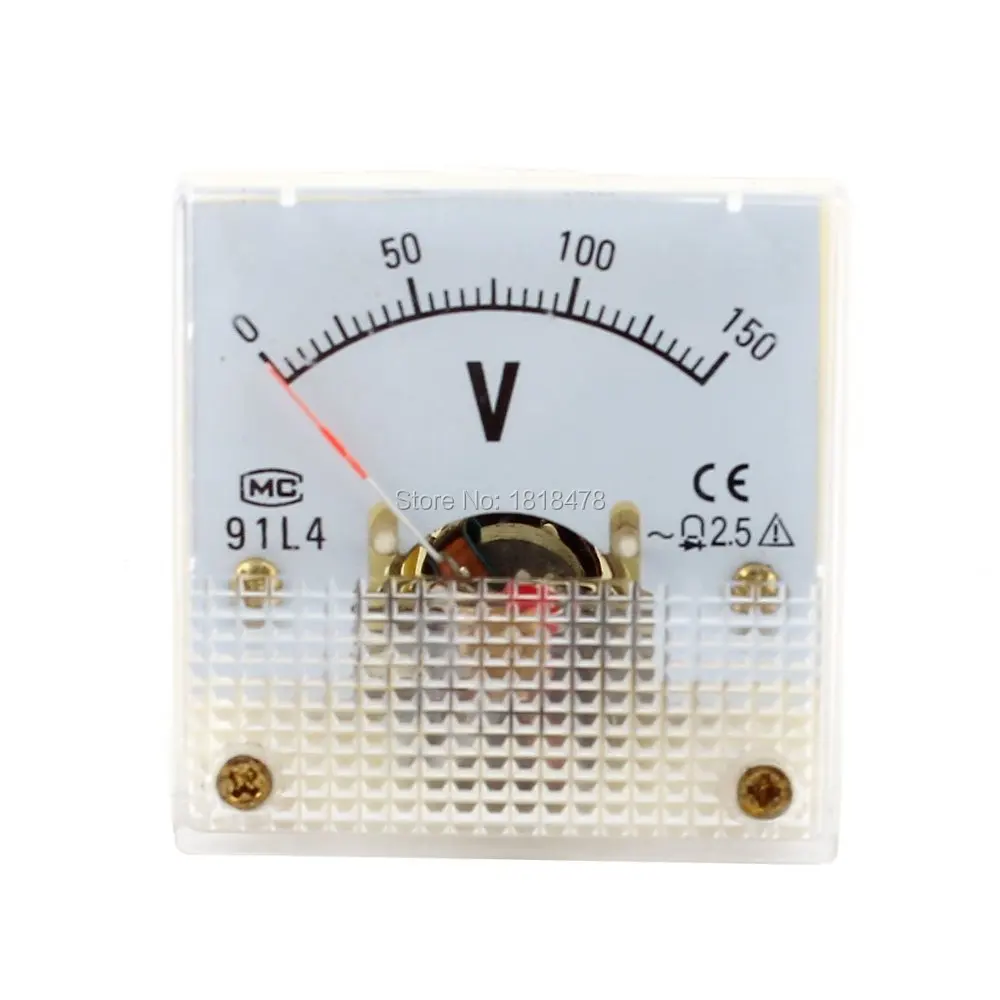 

91L4 AC 0-150V 250V 300V 450V Analog Panel Volt Voltage Meter Voltmeter Gauge AC 0-150V