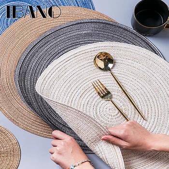 4pcs/lot Placemat Pad Coasters Kitchen Table Mats Cotton Knitting Bowl Mats Padding Mat Insulation Pad Round Placemats Hand-made
4pcs/lot Placemat Pad Coasters Kitchen Table Mats Cotton Knitting Bowl Mats Padding Mat Insulation Pad Round Placemats Hand-made