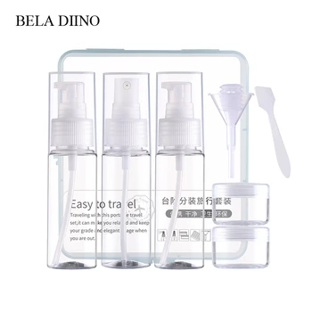 9PCS Empty Clear Plastic Cosmetic Containers 50ml Shampoo Lotion Travel Bottles Cream Jar Perfume Spray Bottle Box Packaging Set
9PCS Empty Clear Plastic Cosmetic Containers 50ml Shampoo Lotion Travel Bottles Cream Jar Perfume Spray Bottle Box Packaging Set