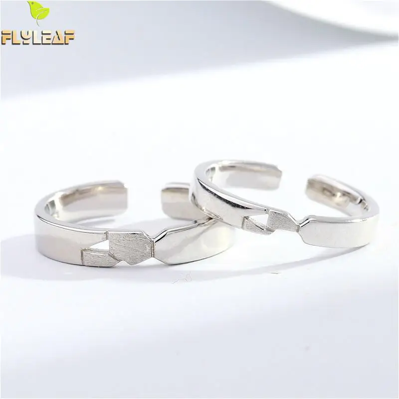 925 Sterling Silver Rings For Women Original Designer Style Simple Couple Open Ring Men Femme Fine Jewelry Student Gift Loves'
925 Sterling Silver Rings For Women Original Designer Style Simple Couple Open Ring Men Femme Fine Jewelry Student Gift Loves'