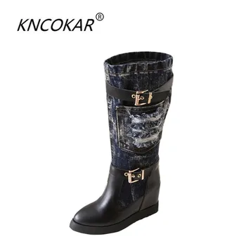 2017 winter boots Denim wash water and increased within the head layer cowhide boots Martin boots, fashion leisure
2017 winter boots Denim wash water and increased within the head layer cowhide boots Martin boots, fashion leisure