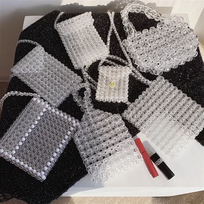 Handmade Beaded Women Handbags Luxury Brand Pearl Bag Designer Women Shoulder Messenger Bag Shining Party Dinner Bag Phone Bags
Handmade Beaded Women Handbags Luxury Brand Pearl Bag Designer Women Shoulder Messenger Bag Shining Party Dinner Bag Phone Bags