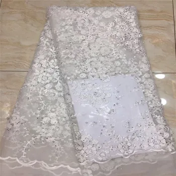 Latest white French beads tulle laces fabrics embroidered high quality Nigerian tulle laces fabrics for luxury dresses xc65-2983
Latest white French beads tulle laces fabrics embroidered high quality Nigerian tulle laces fabrics for luxury dresses xc65-2983