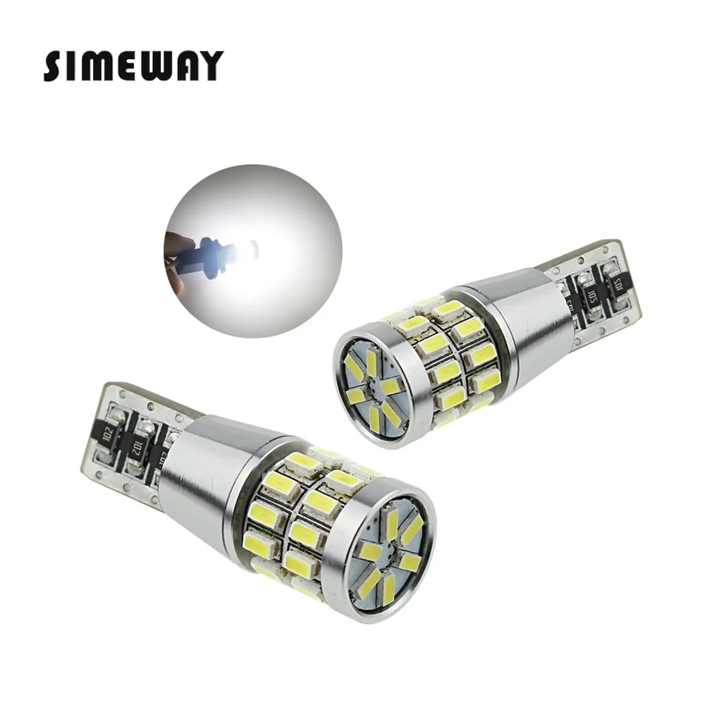2PCS Canbus T10 led 30smd W5W 5630 Car LED light Bulbs NO ERROR Clearance Light super White T10 Bulbs Replacement 12-24V
2PCS Canbus T10 led 30smd W5W 5630 Car LED light Bulbs NO ERROR Clearance Light super White T10 Bulbs Replacement 12-24V