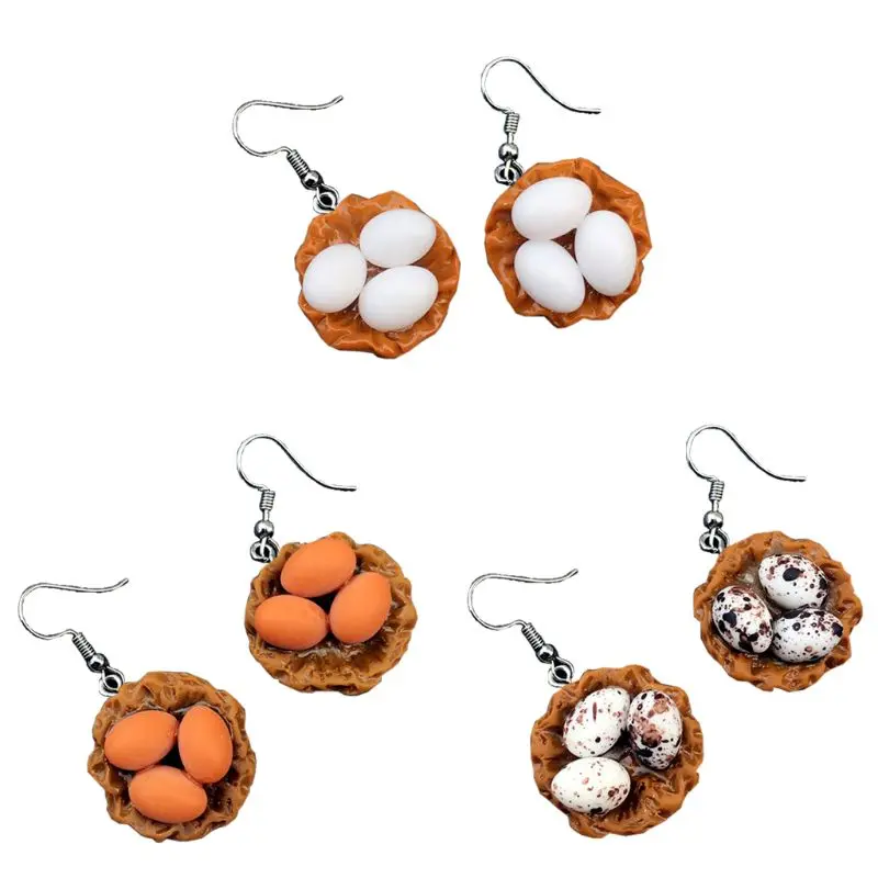 Creative Simulation Cute Resin Egg Drop Hook Earrings Unisex Fashion Jewelry
Creative Simulation Cute Resin Egg Drop Hook Earrings Unisex Fashion Jewelry
