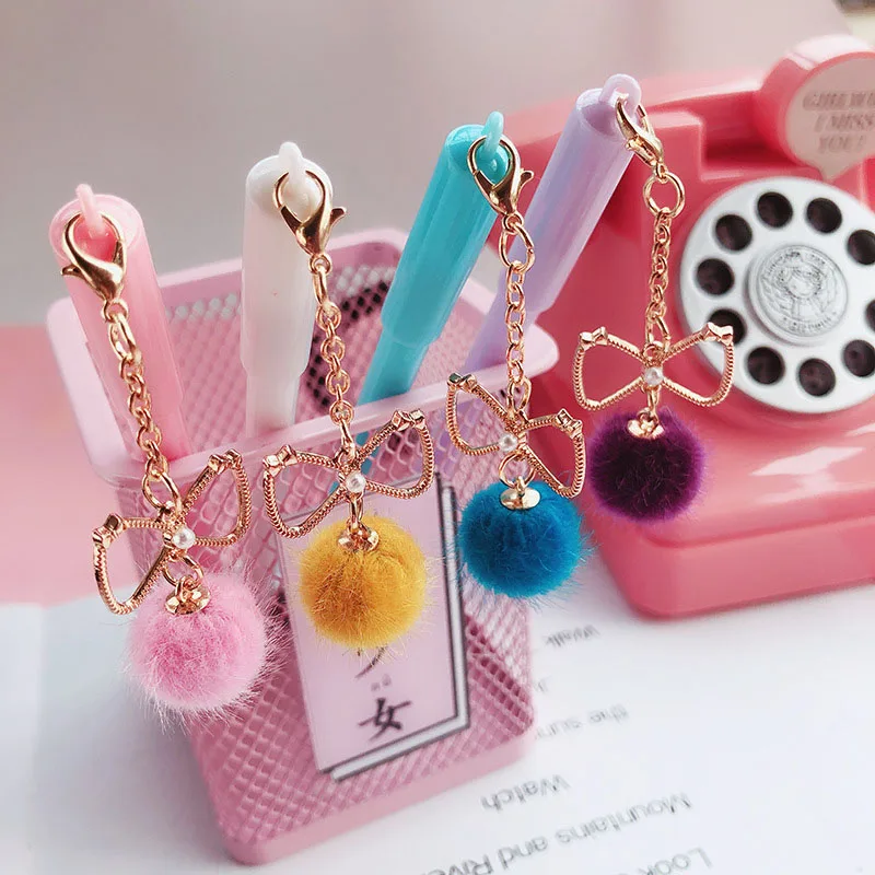 Cute Plush Pen Creative Bowknot Pendant Gel Pen Kawaii Neutral Pens For Girls Gifts School Office Supplies Writing Stationery
Cute Plush Pen Creative Bowknot Pendant Gel Pen Kawaii Neutral Pens For Girls Gifts School Office Supplies Writing Stationery