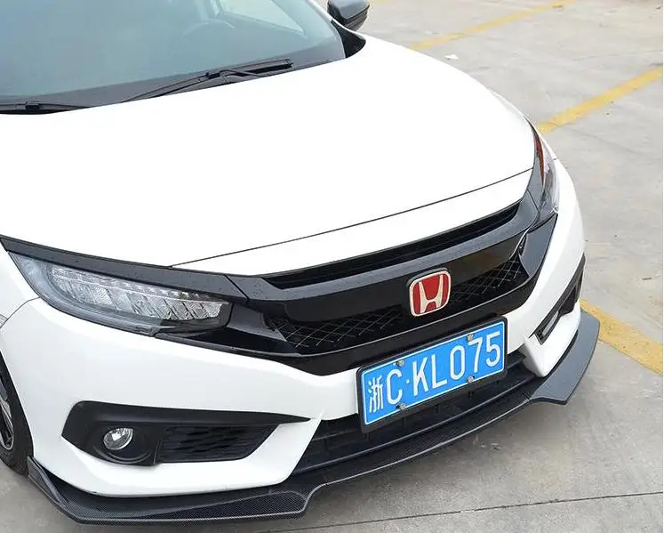 ABS Front car Bumper Lip Spoiler Diffuser Cover Fit For 16-18 HONDA CIVIC 2016 2017 2018 3PCS/SET BY EMS
ABS Front car Bumper Lip Spoiler Diffuser Cover Fit For 16-18 HONDA CIVIC 2016 2017 2018 3PCS/SET BY EMS