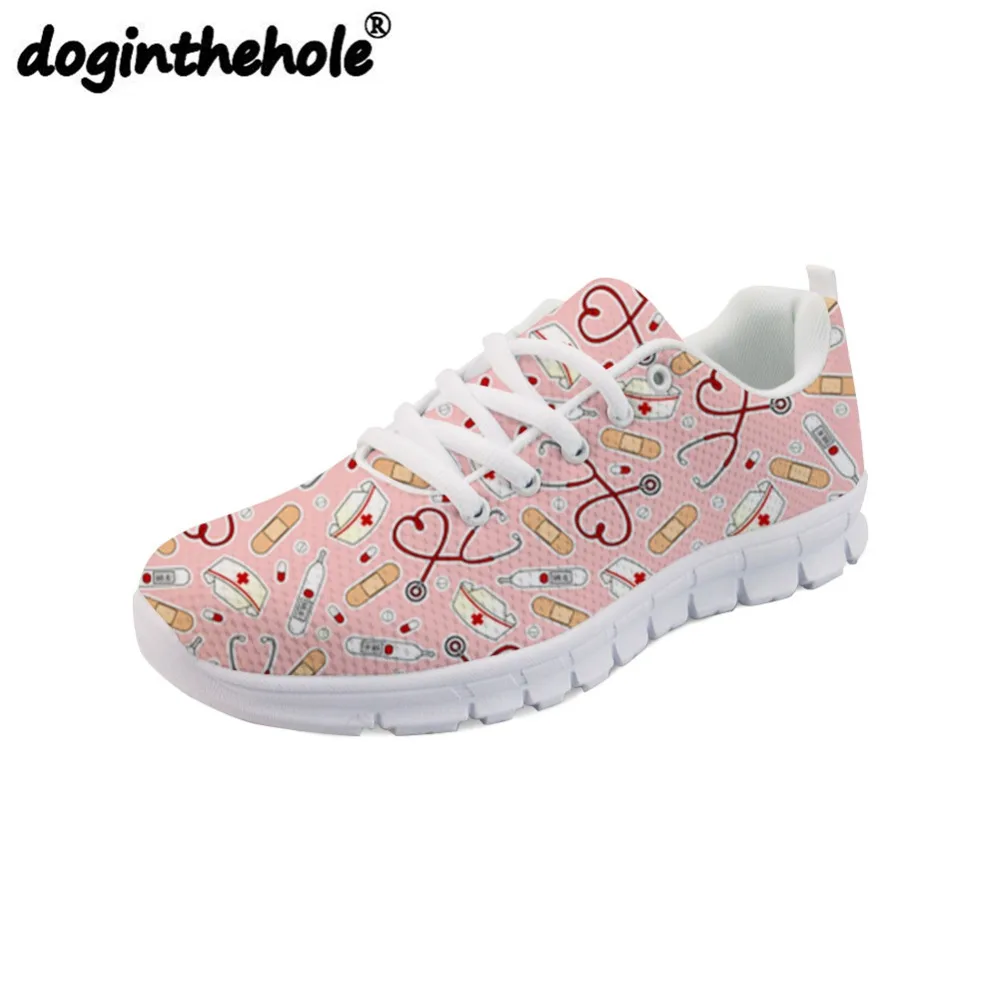 doginthehole Happy Doctor Nurse Printing Women's Running Shoes Lightweight Mesh Sport Shoes for Girls Summer Sneakers Flats 2018
doginthehole Happy Doctor Nurse Printing Women's Running Shoes Lightweight Mesh Sport Shoes for Girls Summer Sneakers Flats 2018