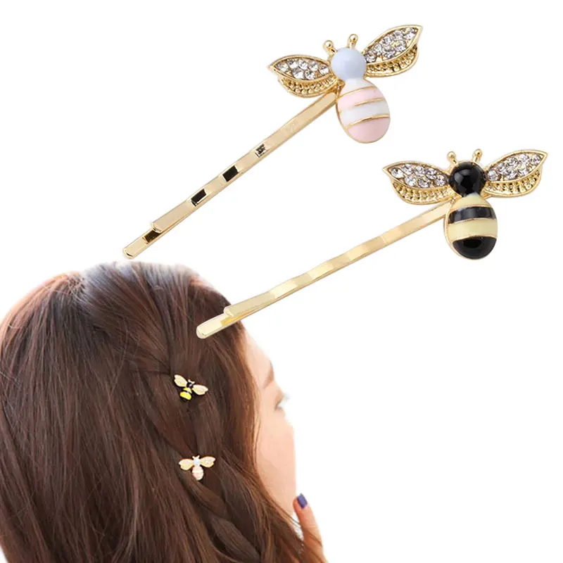 M MISM Kids Girls Lovely Barrettes Honeybee Hair Clips High Quality Metal Rhinestone Hair Accessories Children Cute Bow Hairgrip
M MISM Kids Girls Lovely Barrettes Honeybee Hair Clips High Quality Metal Rhinestone Hair Accessories Children Cute Bow Hairgrip