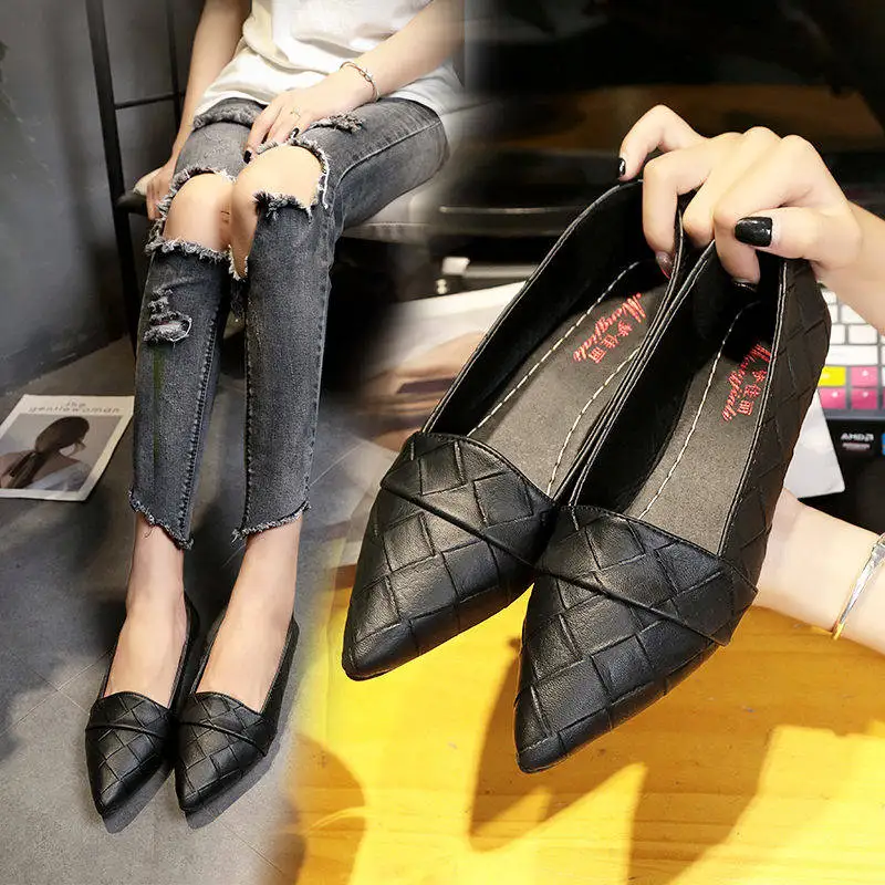 Womens Shoes 2019 Summer Work shoes women Pointed Toe Flats Loafers ladies shoes Leather Casual ladies shoes woman buty damskie
Womens Shoes 2019 Summer Work shoes women Pointed Toe Flats Loafers ladies shoes Leather Casual ladies shoes woman buty damskie