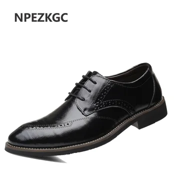 NPEZKGC high quality Classic Business Men's Dress Shoes Fashion Elegant Formal Wedding Shoes Men Office Oxford Shoes
NPEZKGC high quality Classic Business Men's Dress Shoes Fashion Elegant Formal Wedding Shoes Men Office Oxford Shoes