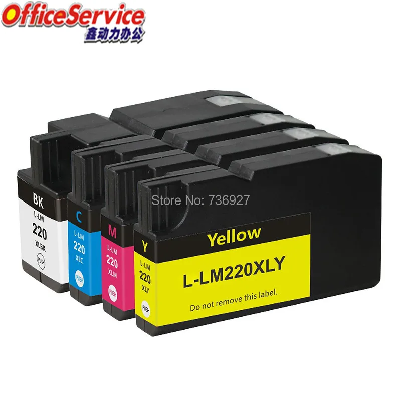 LM220 LM-220XL compatible Ink Cartridge For Lexmark OfficeEdge Pro4000c Pro5500t printer in Russia/Middle East/Oceania market
LM220 LM-220XL compatible Ink Cartridge For Lexmark OfficeEdge Pro4000c Pro5500t printer in Russia/Middle East/Oceania market