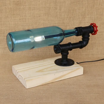 Modern G4 Led Bottle Lampshade Desk Light With Switch Wood Base Tabel Light Include G4 Bulb Bedroom Bedside Office Study Fixture
Modern G4 Led Bottle Lampshade Desk Light With Switch Wood Base Tabel Light Include G4 Bulb Bedroom Bedside Office Study Fixture