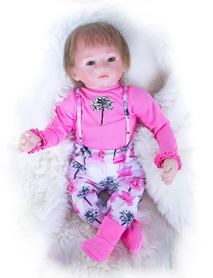 19'47cm New arrival Handmade Silicone vinyl adorable Lifelike toddler Baby Bonecas girl kid bebe doll reborn menina de silicone
19'47cm New arrival Handmade Silicone vinyl adorable Lifelike toddler Baby Bonecas girl kid bebe doll reborn menina de silicone