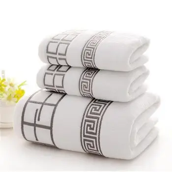 2018 New Luxury 3pcs/lot 100% Cotton Towel Set with 2 Face Washcloth+1 Bath Towels Bathroom Set for Family Guest Bathrooms Gym
2018 New Luxury 3pcs/lot 100% Cotton Towel Set with 2 Face Washcloth+1 Bath Towels Bathroom Set for Family Guest Bathrooms Gym