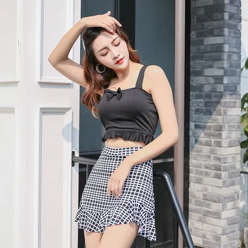 2019 Swimwear Women Two-pieces Sexy Skirt Style Conservative Show Thin Hot Spring Beach Swimming Quick Dry Suit A2221YPD
2019 Swimwear Women Two-pieces Sexy Skirt Style Conservative Show Thin Hot Spring Beach Swimming Quick Dry Suit A2221YPD
