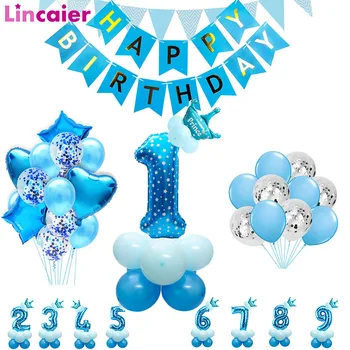 Blue Silver Latex Foil Star Heart Balloons Happy Birthday Party Decorations Kids Helium Ballon 1st Baby Boy Supplies 1 2 3 4 5 6
Blue Silver Latex Foil Star Heart Balloons Happy Birthday Party Decorations Kids Helium Ballon 1st Baby Boy Supplies 1 2 3 4 5 6