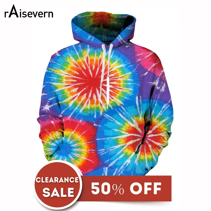 Raisevern Fashion 3D Tie Dye Print Hoodies Men Women Unisex Long Sleeve Pullovers Hoody Tops Clearance Sale
Raisevern Fashion 3D Tie Dye Print Hoodies Men Women Unisex Long Sleeve Pullovers Hoody Tops Clearance Sale