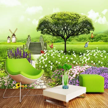 Custom Wall Painting 3D Stereo Pastoral Style Green Tree Butterfly Scenery Mural Wallpaper Living Room TV Sofa Wall Papers Roll
Custom Wall Painting 3D Stereo Pastoral Style Green Tree Butterfly Scenery Mural Wallpaper Living Room TV Sofa Wall Papers Roll