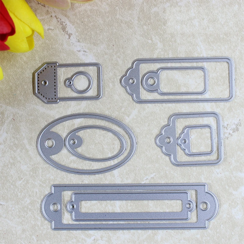 Labels Bookmark Tag Metal Die Cutting Stencil Scrapbooking Embossing Folder Suit for Cutting Machines
Labels Bookmark Tag Metal Die Cutting Stencil Scrapbooking Embossing Folder Suit for Cutting Machines