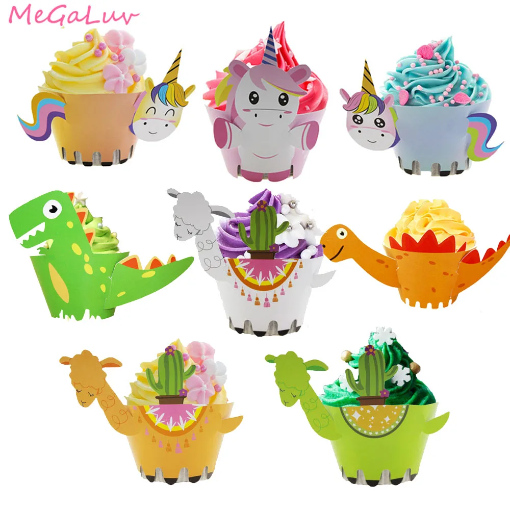 12set Birthday Unicorn Dinosaur Alpaca Party Cupcake Wrappers Zoo Farm Animal up Cake Liners Baby Shower Birthday Party Supplies
12set Birthday Unicorn Dinosaur Alpaca Party Cupcake Wrappers Zoo Farm Animal up Cake Liners Baby Shower Birthday Party Supplies