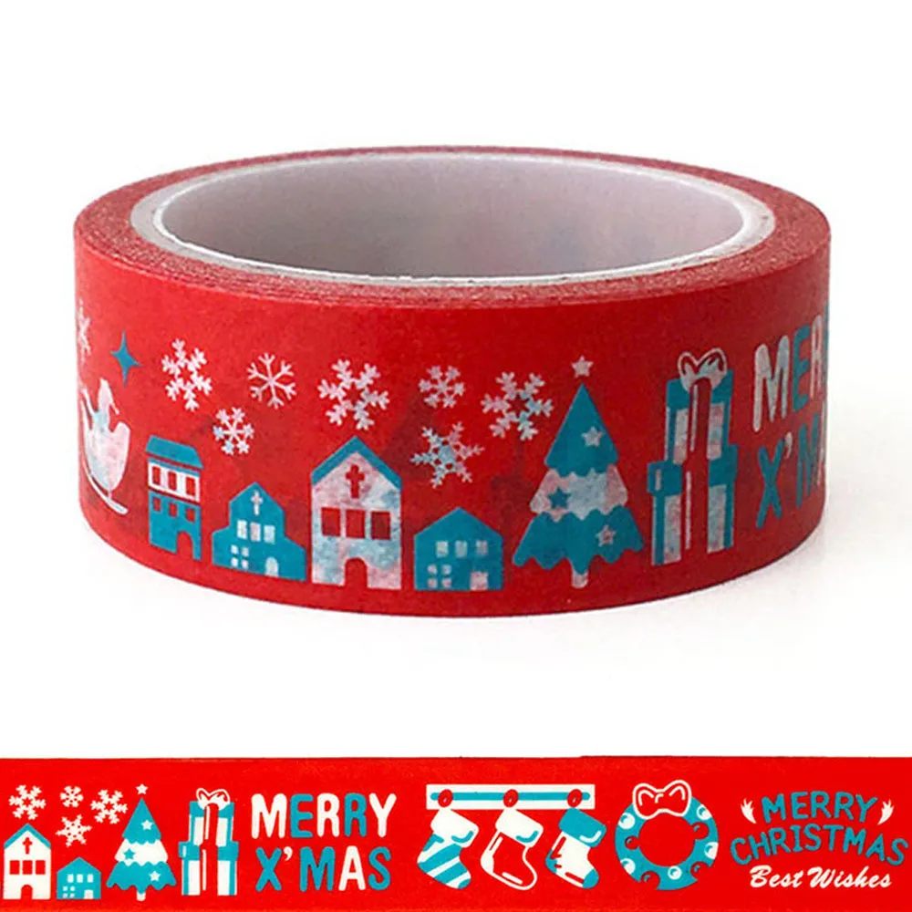 1PC Decorative Snow Deer Christmas Tree Washi Tape Set Rice Paper DIY Scrapbooking Adhesive Masking Tape Stationery#20
1PC Decorative Snow Deer Christmas Tree Washi Tape Set Rice Paper DIY Scrapbooking Adhesive Masking Tape Stationery#20