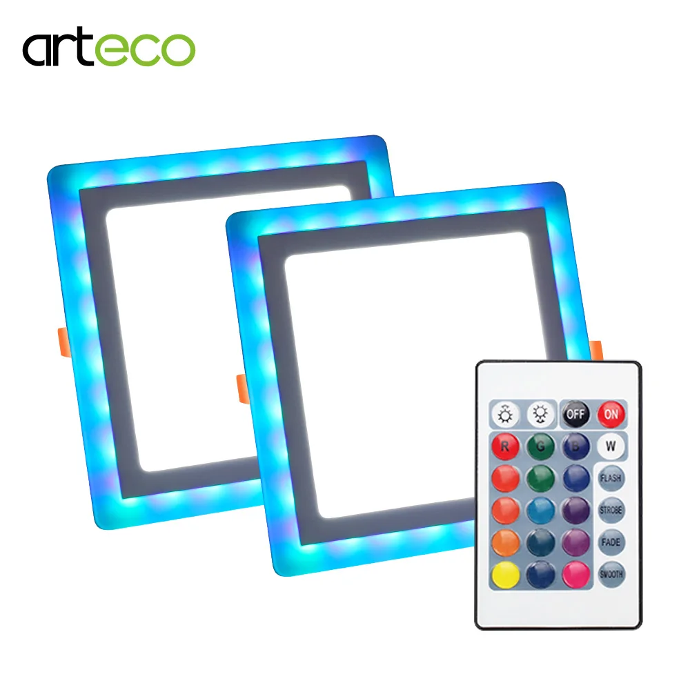 LED panel 220V 3W 6W 12W 18W Surface Led Panel Light Square Shap With 3 Mode RGB LED Panel Light 110V For Ceiling Light RGB
LED panel 220V 3W 6W 12W 18W Surface Led Panel Light Square Shap With 3 Mode RGB LED Panel Light 110V For Ceiling Light RGB