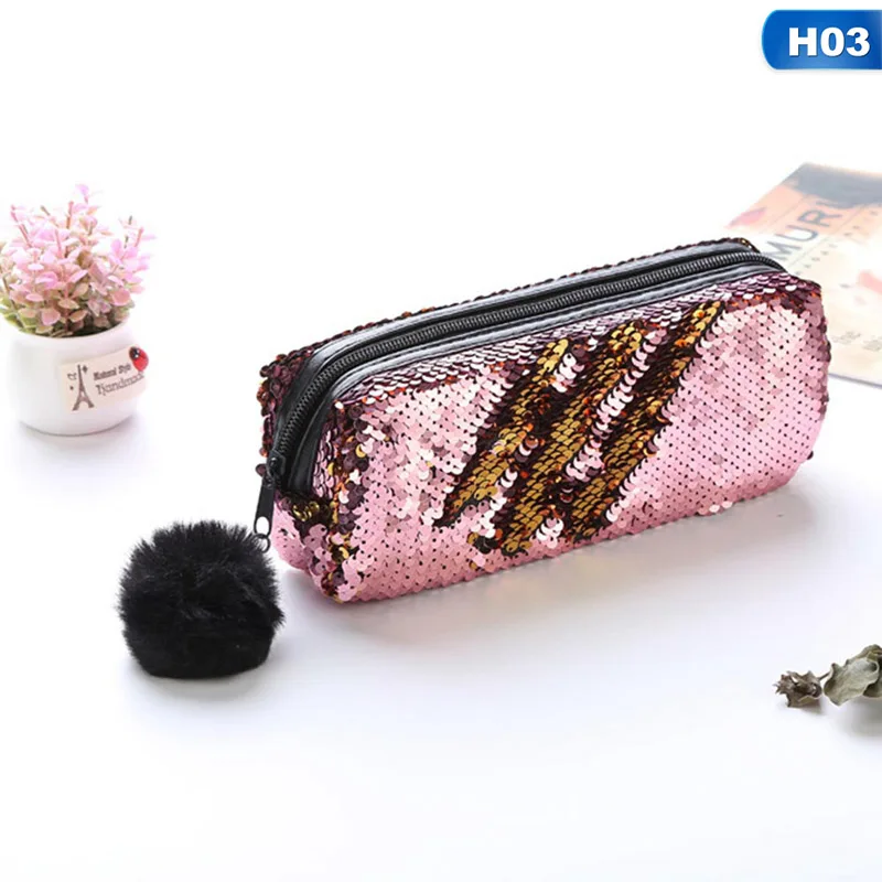Fashion Sequin Hairball Pencil Case School Supplies For Girl Stationery Gift Cute Magic Pencil Box Pencilcase
Fashion Sequin Hairball Pencil Case School Supplies For Girl Stationery Gift Cute Magic Pencil Box Pencilcase