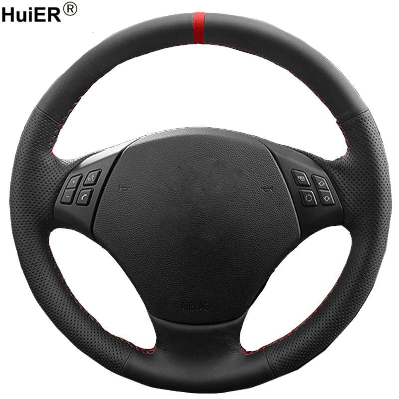 HuiER Hand Sewing Car Steering Wheel Cover Red Marker For BMW E90 320 318i 320i 325i 330i 320d X1 328xi 2007 Car Protector
HuiER Hand Sewing Car Steering Wheel Cover Red Marker For BMW E90 320 318i 320i 325i 330i 320d X1 328xi 2007 Car Protector