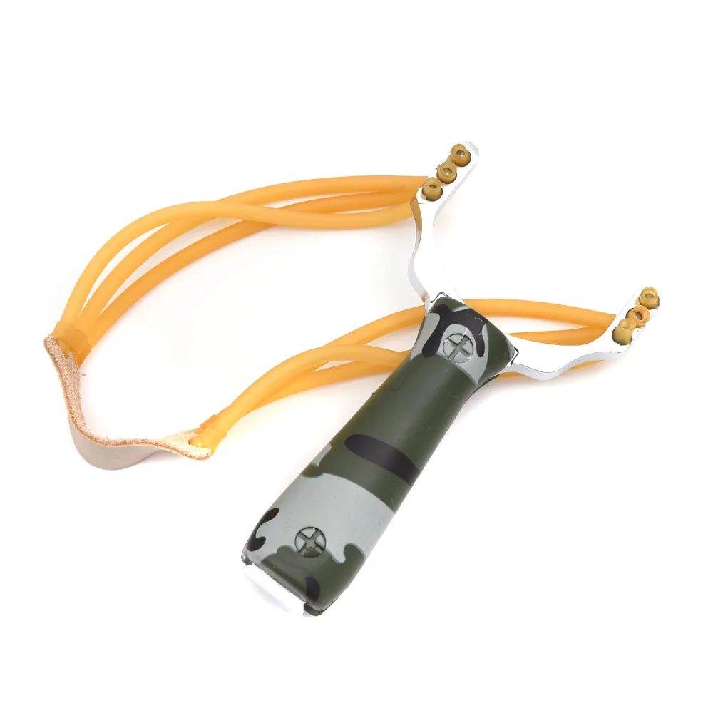 Newest Powerful Sling Shot Aluminium Alloy Slingshot Camouflage Bow Catapult Outdoor Hunting Shooting Slingshot
Newest Powerful Sling Shot Aluminium Alloy Slingshot Camouflage Bow Catapult Outdoor Hunting Shooting Slingshot