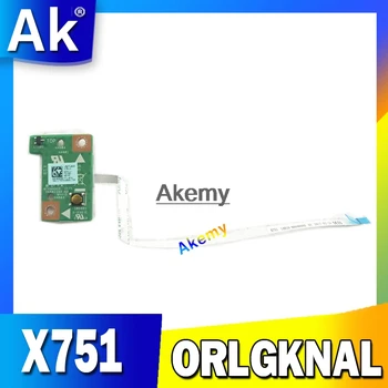 Original For Asus X751 X751L X751LB X751LD X751LJ X751LA K751L A751L switch board Power switch board with Cable
Original For Asus X751 X751L X751LB X751LD X751LJ X751LA K751L A751L switch board Power switch board with Cable
